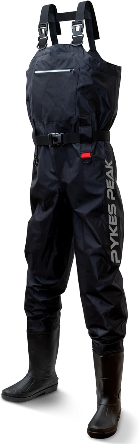 PYKES PEAK (パイクスピーク) ウェーダー 釣り ラジアルソール チェストハイ サーフ 選べる2タイプ 完全防水 ナイロン 内側がベタつかない - 画像 (9)